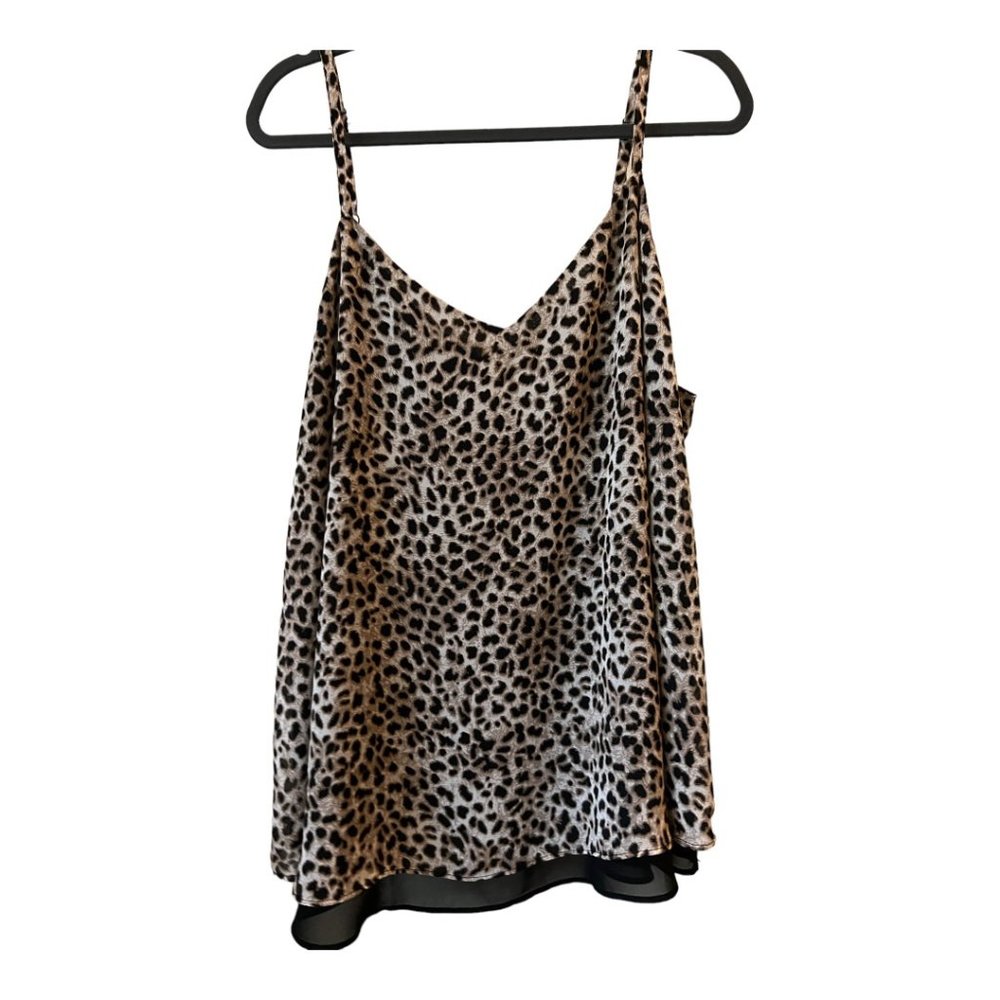 Torrid Leopard Chiffon Swing Cami